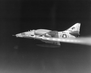 Skyhawk fires AGM-45